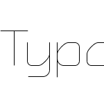 Typo Angular Rounded Thin Demo