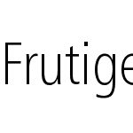 Frutiger Neue LT Pro