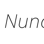 NunoExtended-ThinItalic