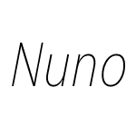 NunoNarrow-ThinItalic