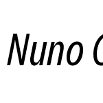 NunoCondensed-Italic
