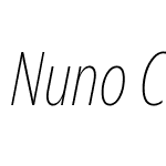 NunoCondensed-ThinItalic