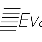 Evander-ExtraLightItalic