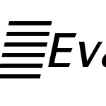 Evander-MediumItalic