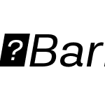 BariSans-Italic