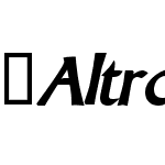 AltraHeavyItalic