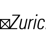ZurichTL-LightCondItalic