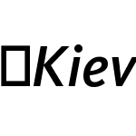 KievitPro-MediumItalic