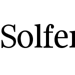 Solferino Text