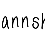 annshandwriting