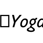 YogaSansPro-Ita