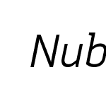 NubbTH-Italic