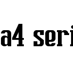 a4 serif