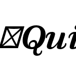 QuixoOT-MediumItalic