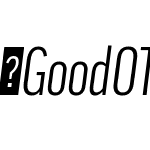 GoodOT-XCondItalic