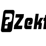 ZektonCdBl-Italic