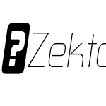 ZektonCdUl-Italic