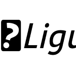 LigurinoBk-Italic