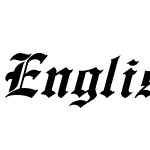 EnglishTowneNormal Italic