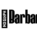 BarbarosCondensed-Black