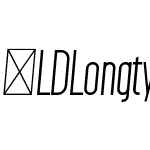 LDLongtype-ThinItalic