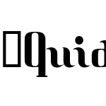 Quidic-Regular