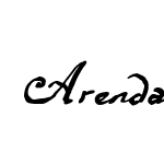 ArendahlAlternateBoldScript