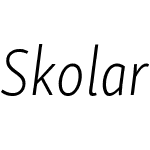 Skolar Sans Pro