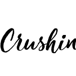 Crushine Brush Script