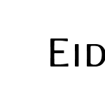 EideticModernOT-Smallcaps