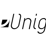 Unigram-BookItalic