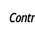 ContraCondensed-RegularItalic