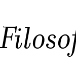 FilosofiaItalic