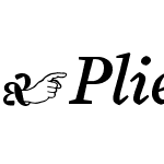 Pliego-Italic