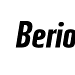 Beriot-SemiBoldCondensedItalic