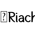 Riacho-CondensedSemibold