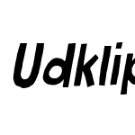 Udklip-Italic