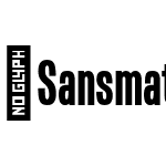 Sansmatica-BoldCond