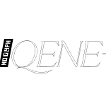 Qene-G-OutlineItalic
