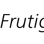 Frutiger Neue LT Pro