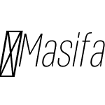 MasifaRdExtraCn-ExtraLightIt