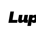 LupioVariableItalic-Black