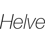 HelveticaNeueThinItalic