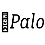 PaloSlab-CondItalic