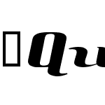 Quidic-UltraWideItalic