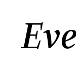 Every-HEADMediumItalic