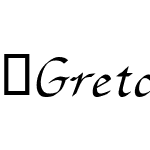 GretchenHello-MediumItalic