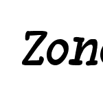 ZoneyItalic