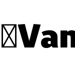 VanSans-Black