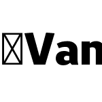 VanSans-ExtraBold